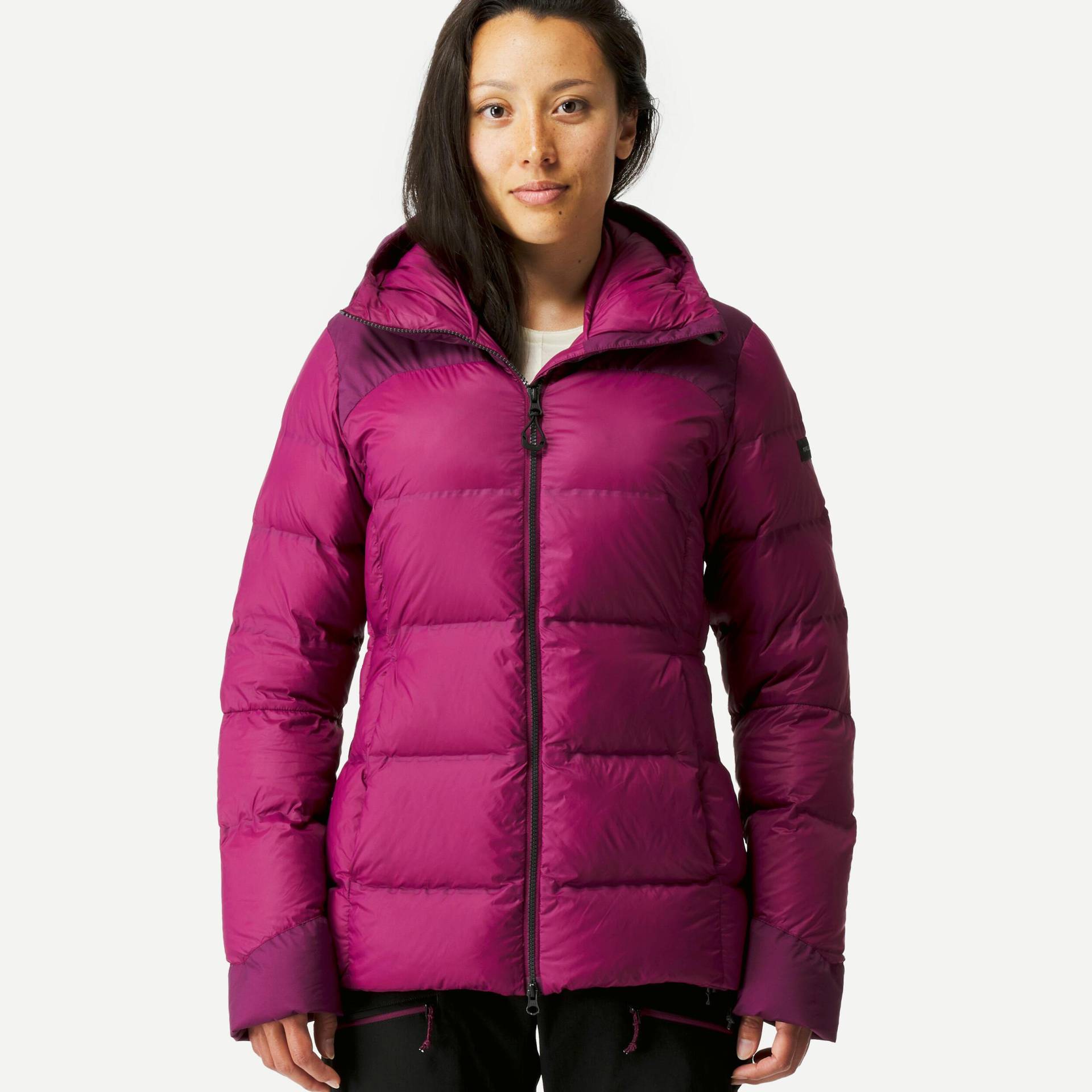 Daunenjacke - Mt900 Damen Violett Bedruckt XL von FORCLAZ