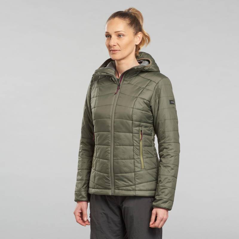 Wattierte Jacke - Mt100 Synth Damen Ocker L von FORCLAZ