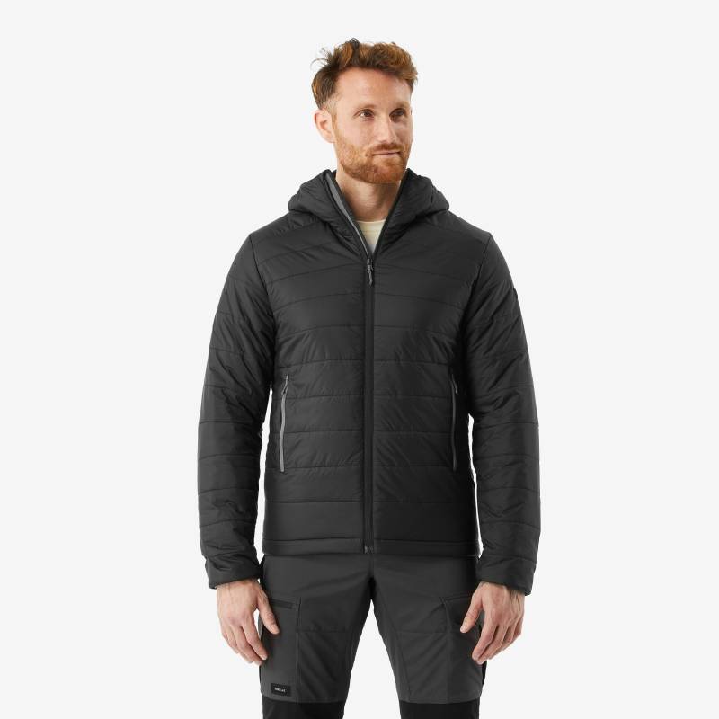 Wattierte Jacke - Mt100 Herren Schwarz Leicht 3XL von FORCLAZ