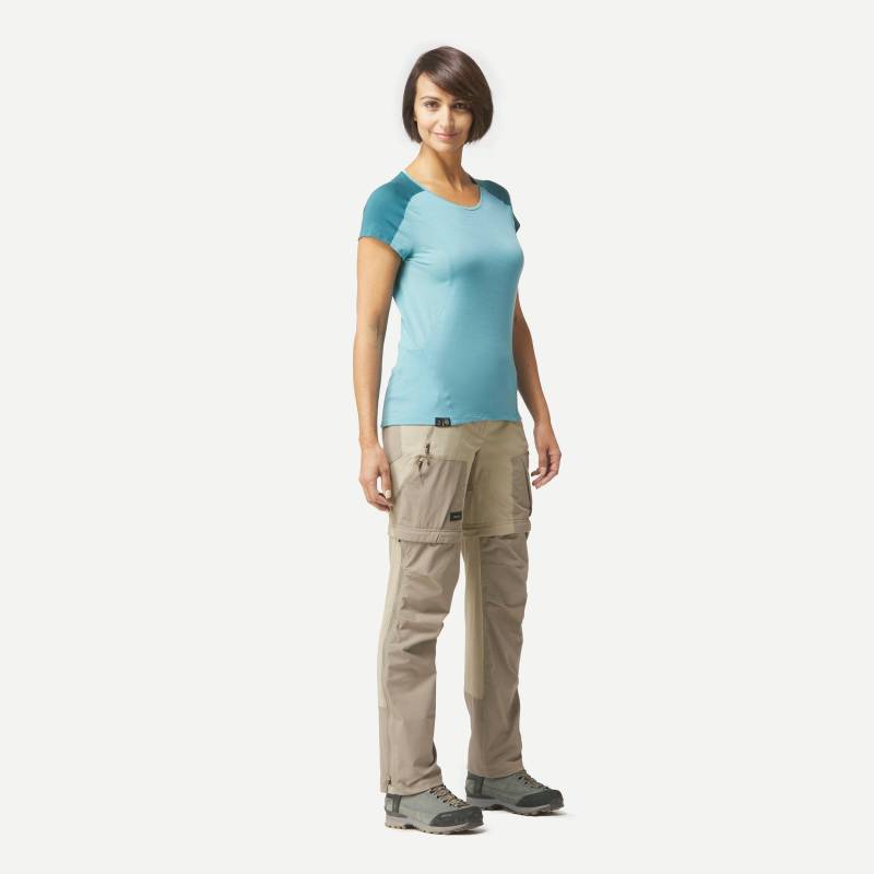 Zip-off-hose - Mt500 Modul Damen Beige Medium 46/L/XL von FORCLAZ