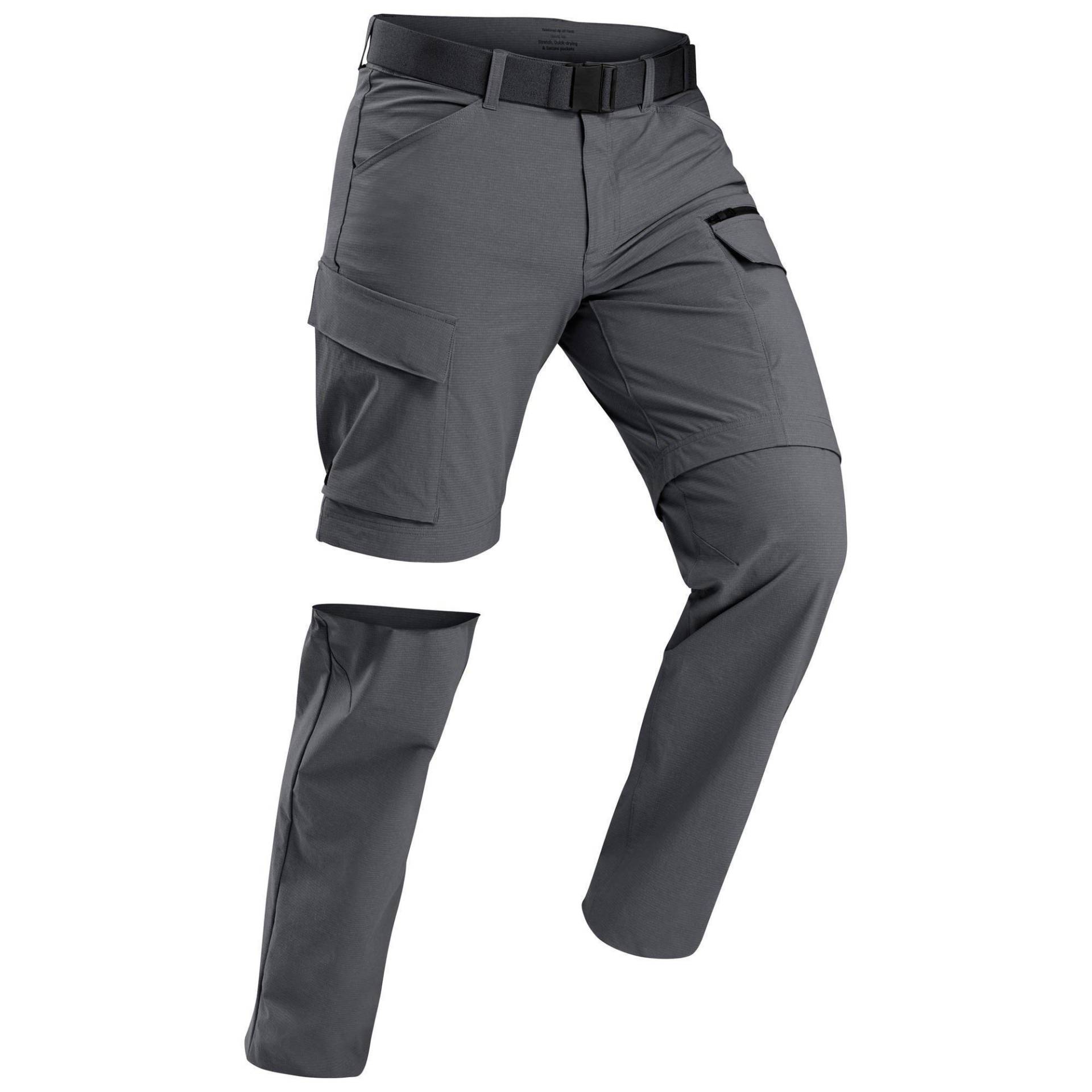 Zip-off-hose - Travel 900 Modul Herren Gewittergrau 38/S von FORCLAZ