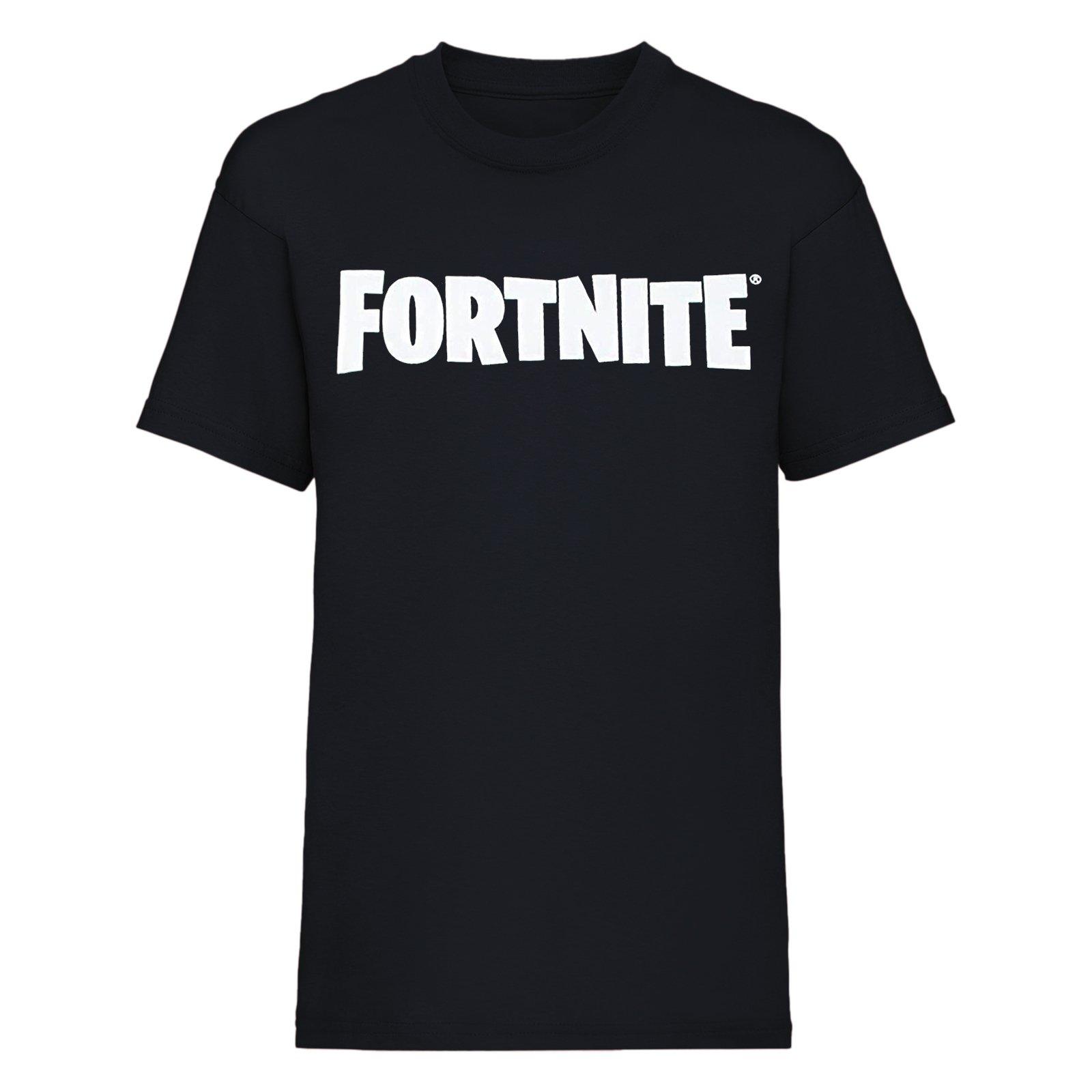 Gamer T-shirt Herren Schwarz S von FORTNITE