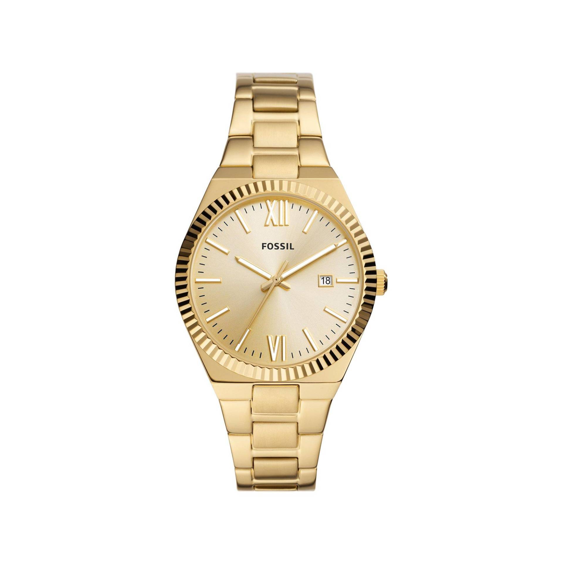 Analoguhr Damen Gold 38mm