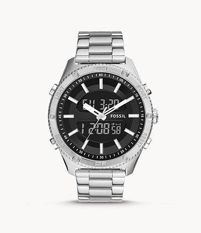 Bq2579 Brox Analog-digital Herren  ONE SIZE von FOSSIL