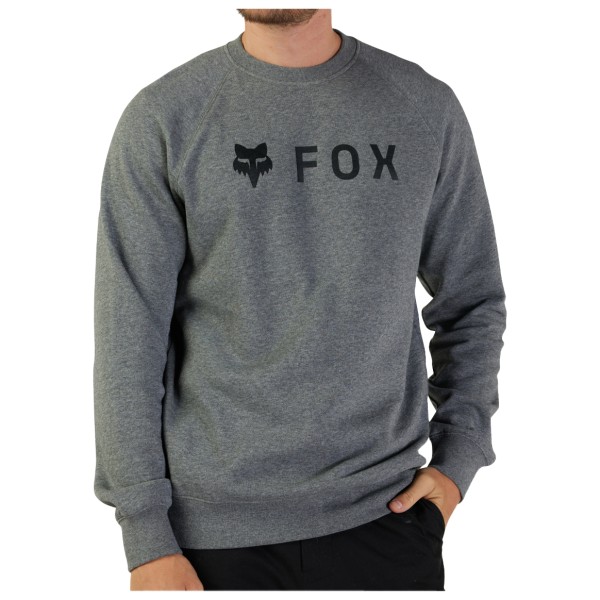 FOX Racing - Absolute Fleece Crew Neck - Pullover Gr L;M grau;schwarz von FOX Racing