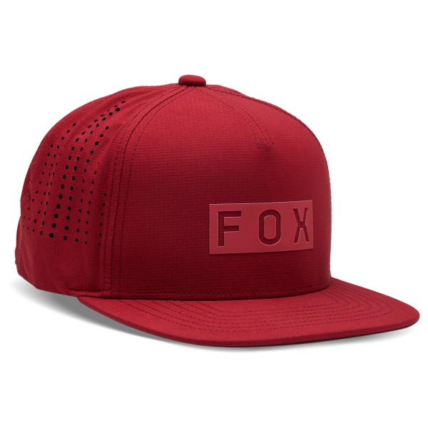 FOX Racing - Wordmark Tech SB Hat - Cap Gr One Size rot von FOX Racing