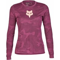 FOX Damen Radshirt  Langarm-Jersey Ranger TruDri™ beere | S von FOX