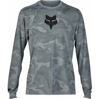 FOX Herren Radshirt  Langarm-Jersey Ranger TruDri™ hellgrau | L von FOX