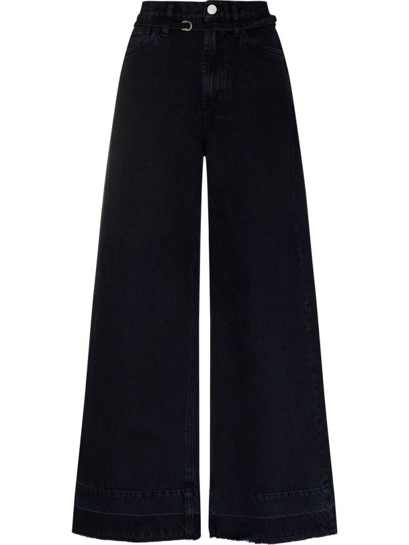 FRAME Baggy high-waisted jeans - Blue von FRAME