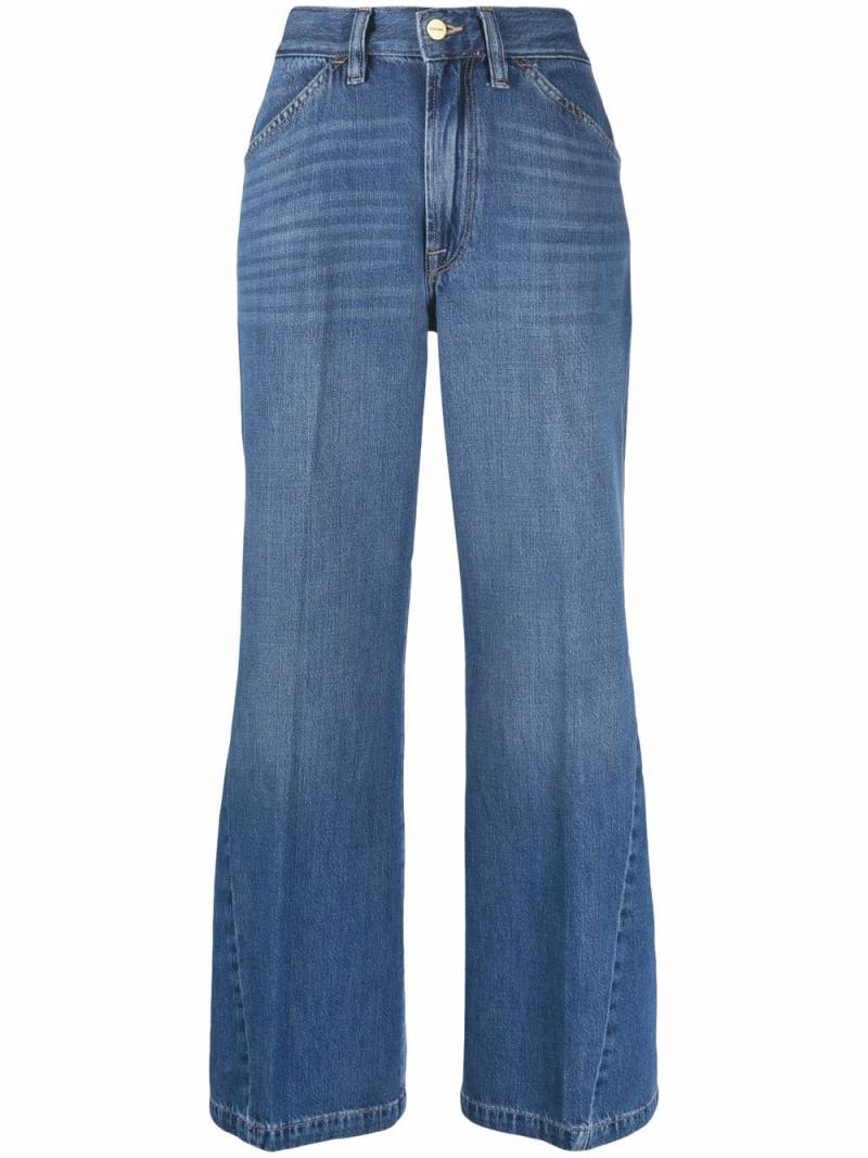 FRAME Le Baggy wide-leg jeans - Blue von FRAME