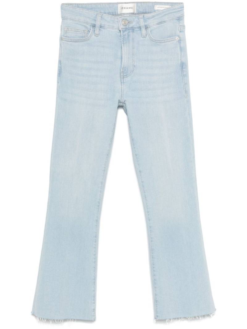 FRAME Le Crop Mini Boot jeans - Blue von FRAME