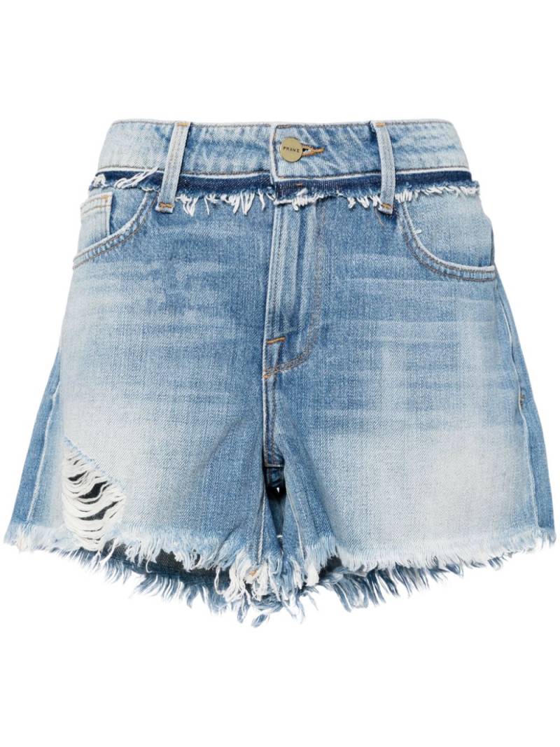 FRAME Le Garçon shorts - Blue von FRAME