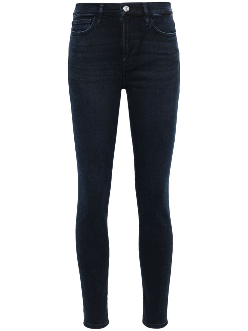 FRAME Le High high-rise skinny jeans - Blue von FRAME