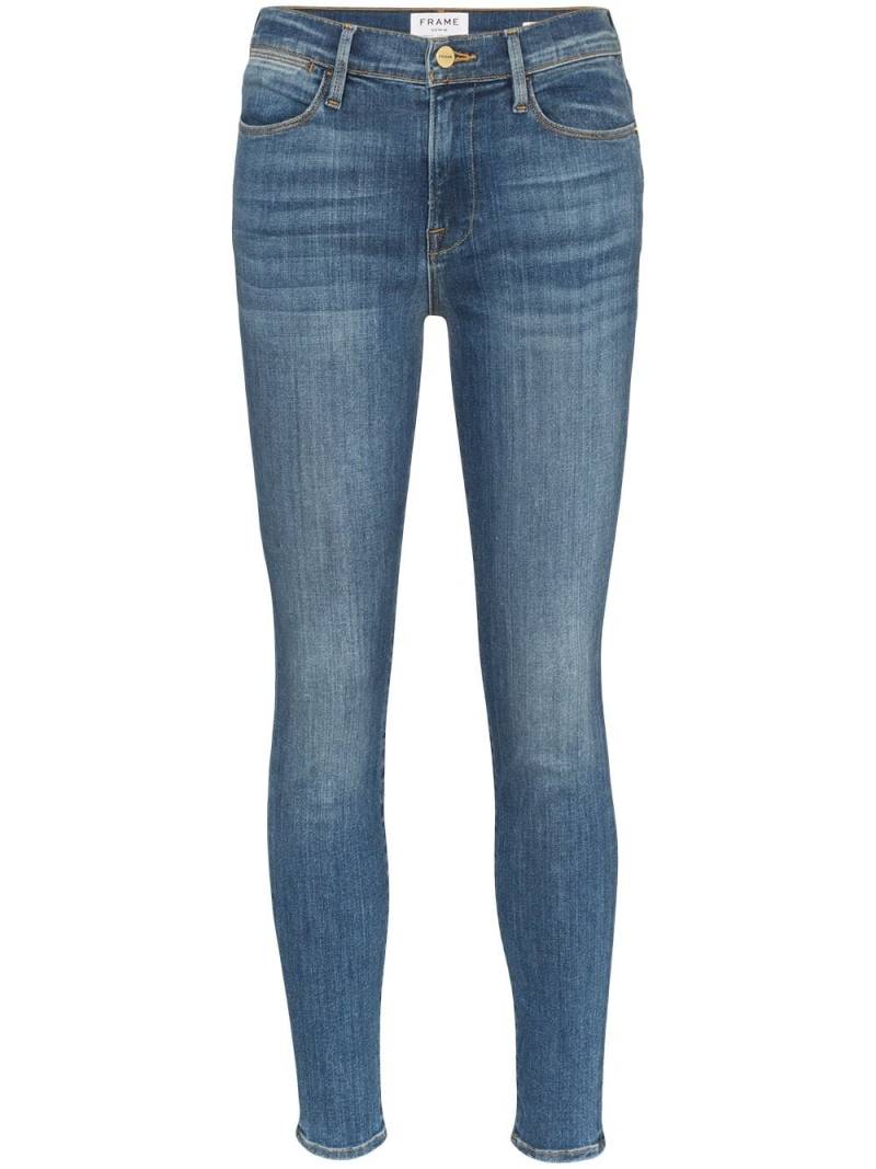 FRAME Le High skinny jeans - Blue von FRAME