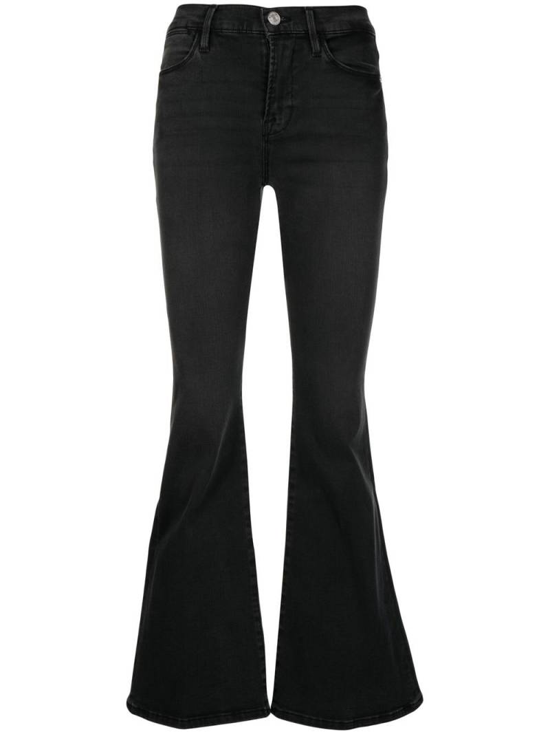 FRAME Le Pixie flared jeans - Black von FRAME