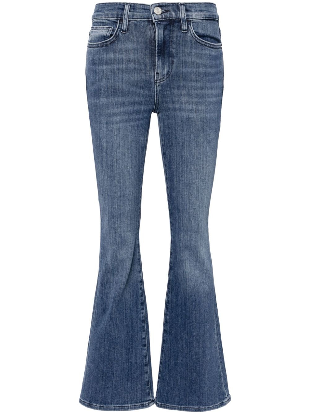 FRAME Le Pixie high-flared jeans - Blue von FRAME
