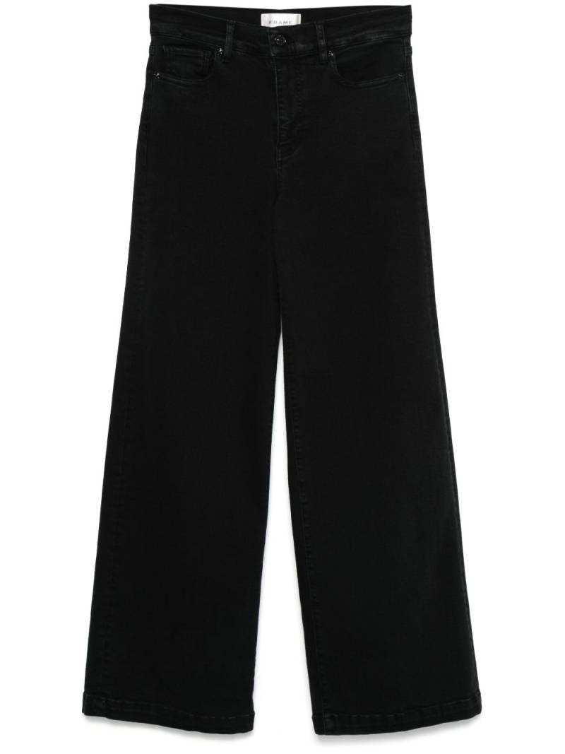 FRAME Le Slim Palazzo jeans - Black von FRAME