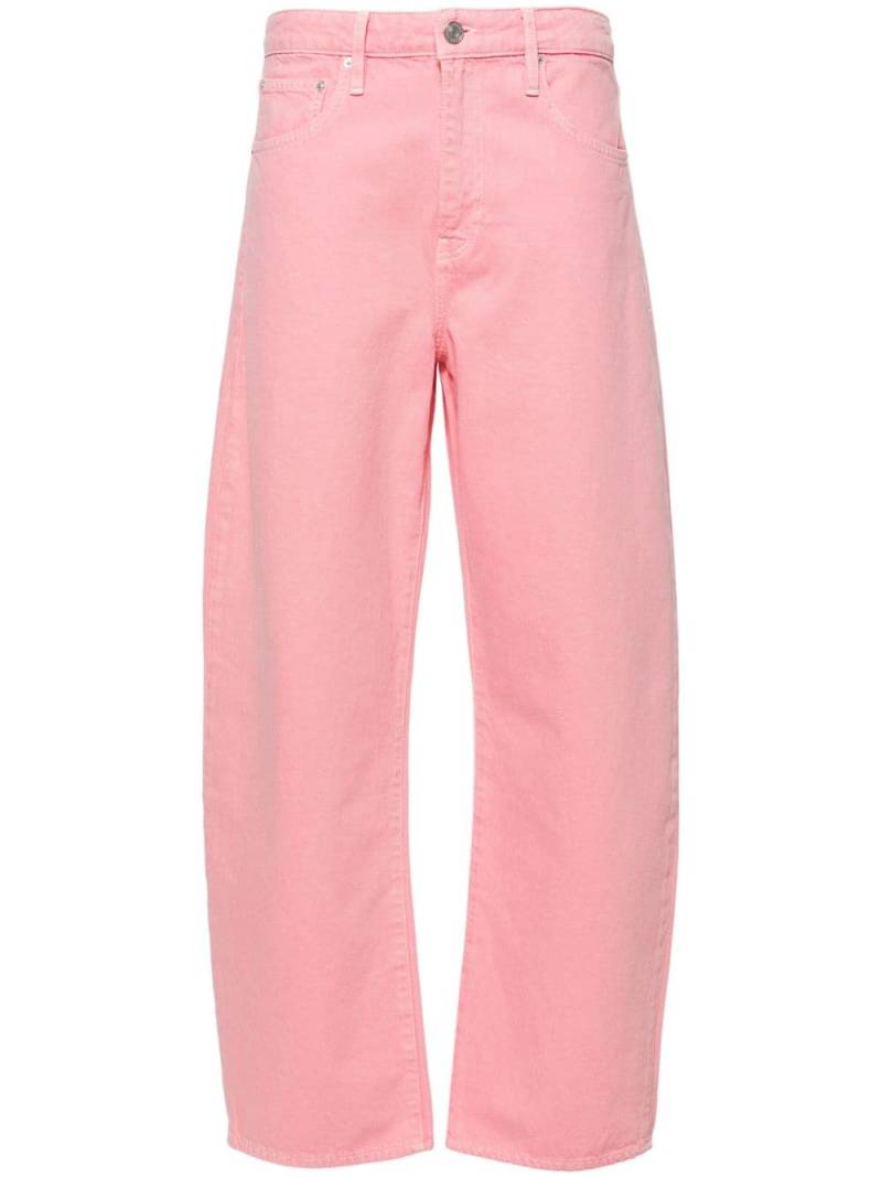 FRAME Long Barrel high-rise wide-leg jeans - Pink von FRAME