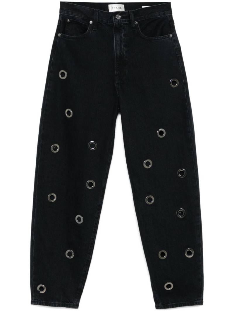 FRAME Narrow Grommet jeans - Black von FRAME