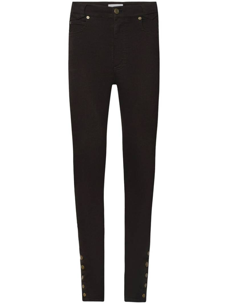 FRAME The Snapped skinny jeans - Black von FRAME