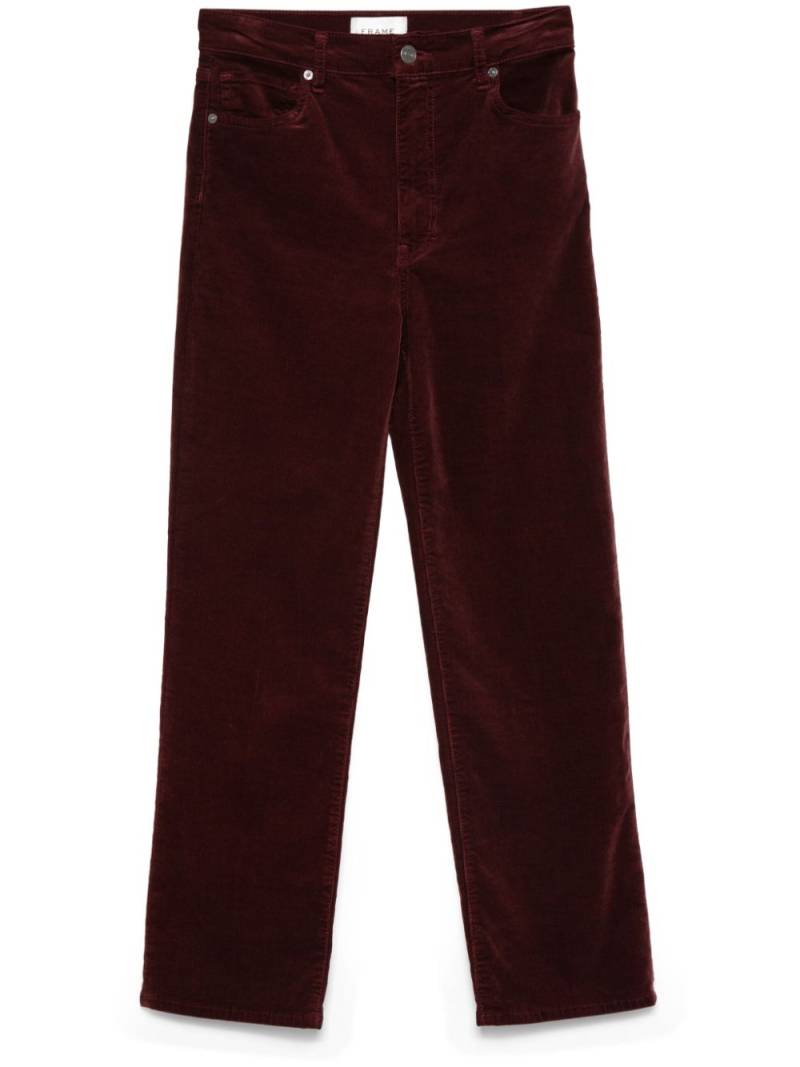 FRAME corduroy trousers - Red von FRAME