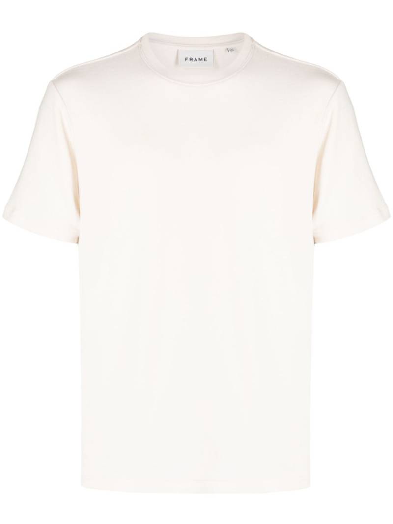 FRAME crew-neck cotton T-shirt - Neutrals von FRAME