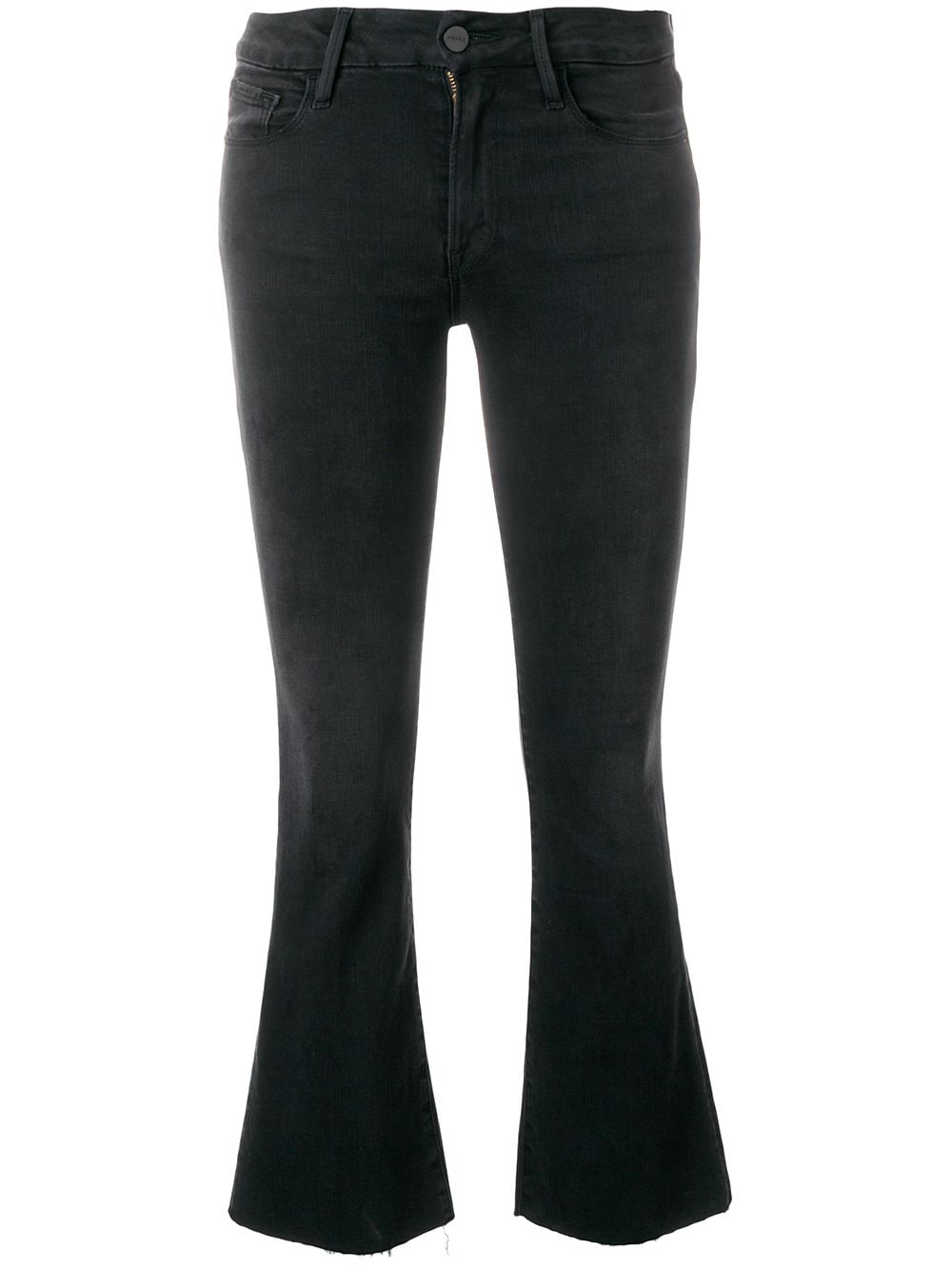 FRAME cropped boot jeans - Black von FRAME