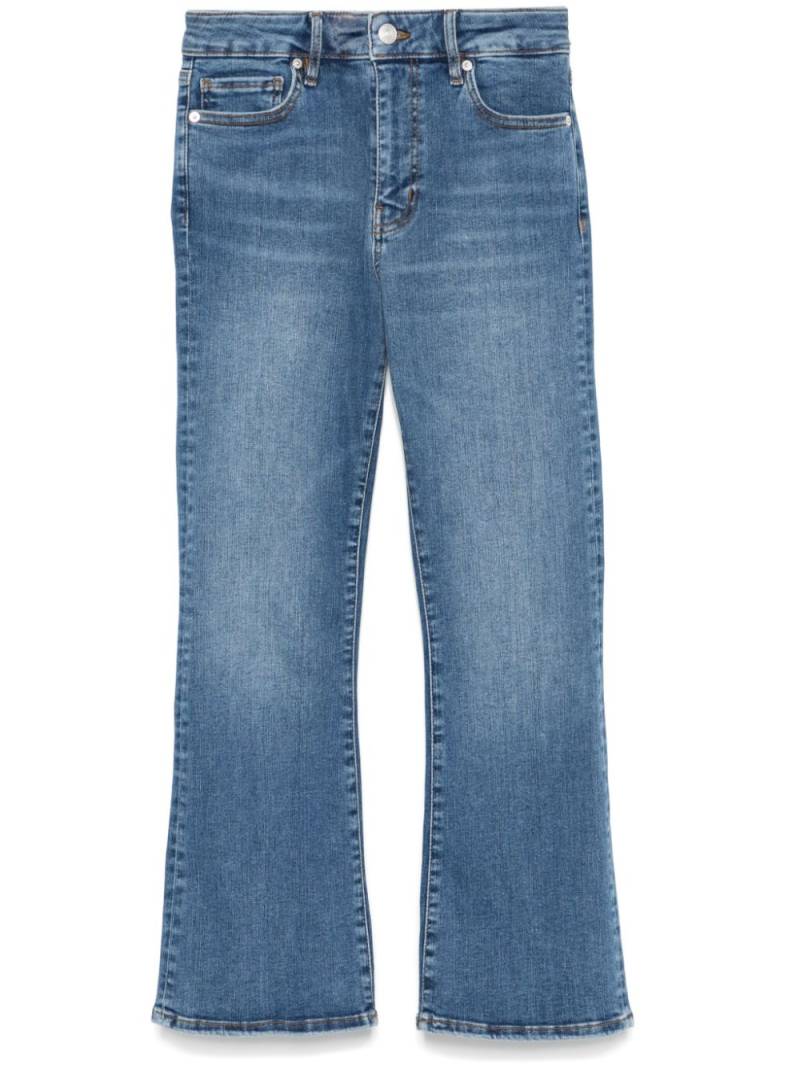 FRAME cropped bootcut jeans - Blue von FRAME