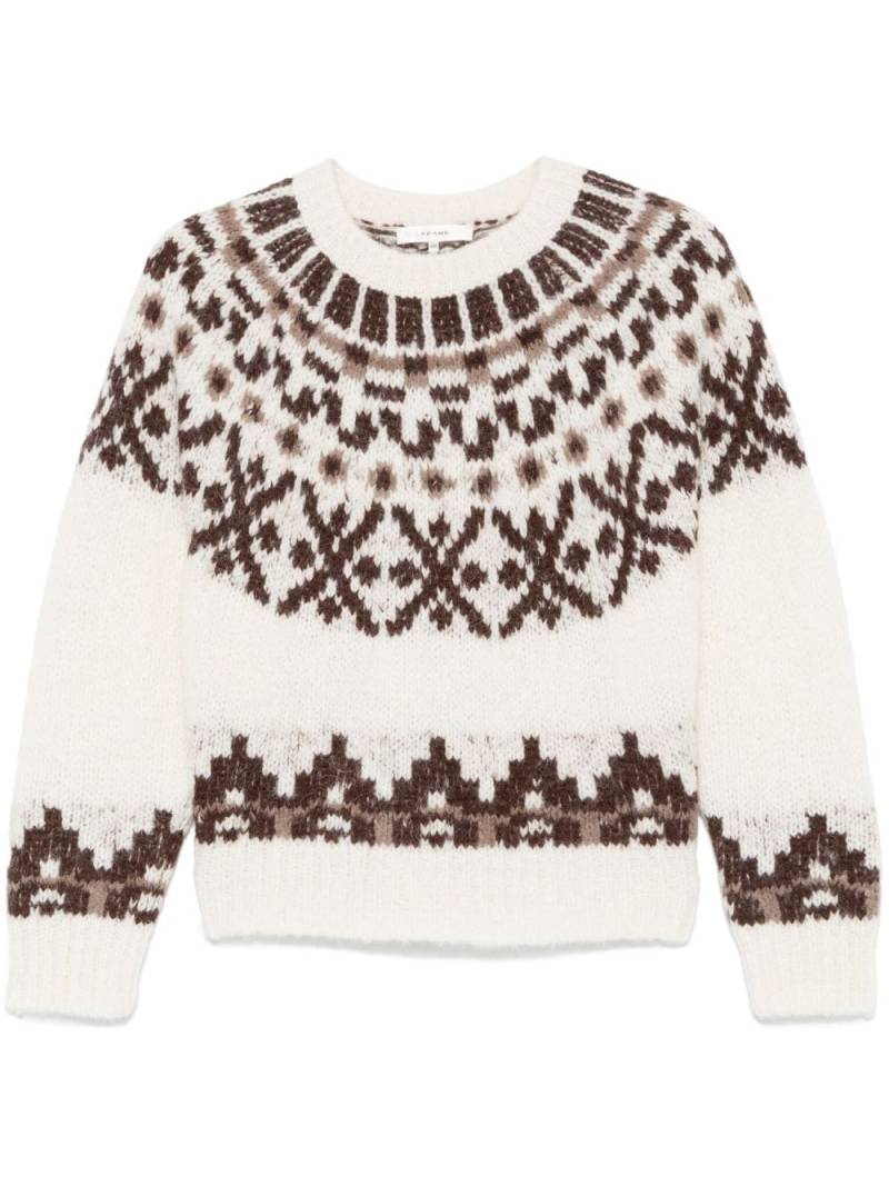 FRAME fair isle sweater - Neutrals von FRAME