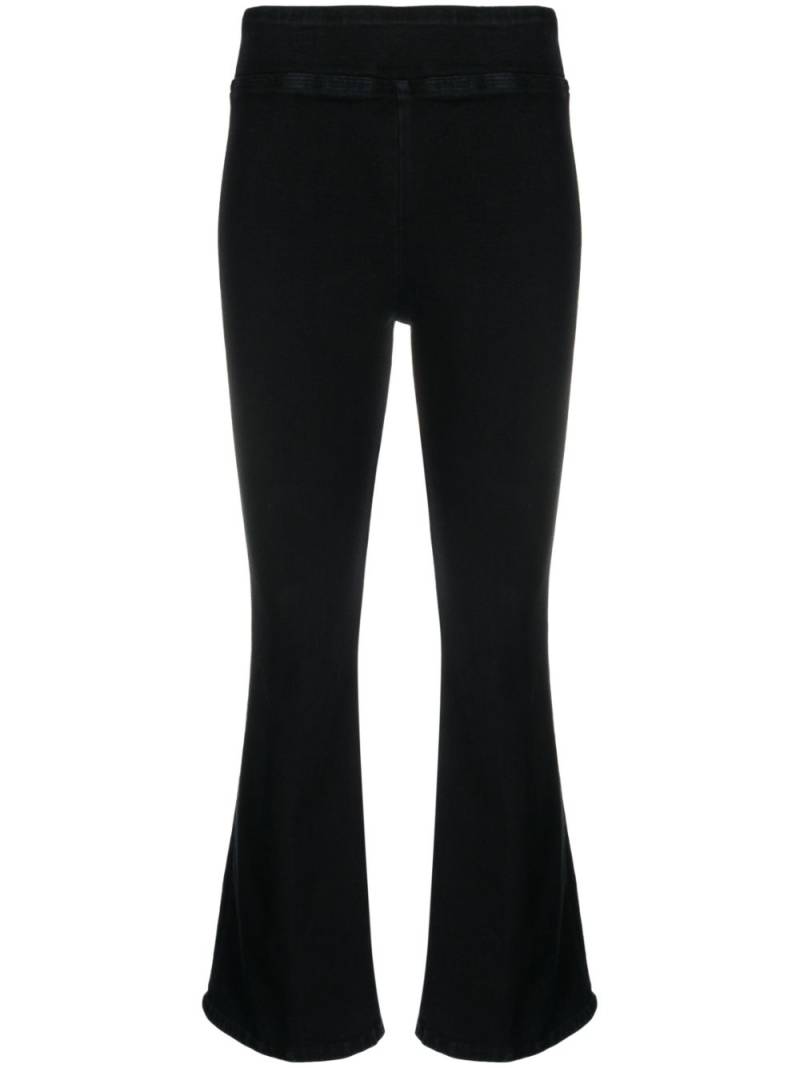 FRAME flared denim trousers - Black von FRAME