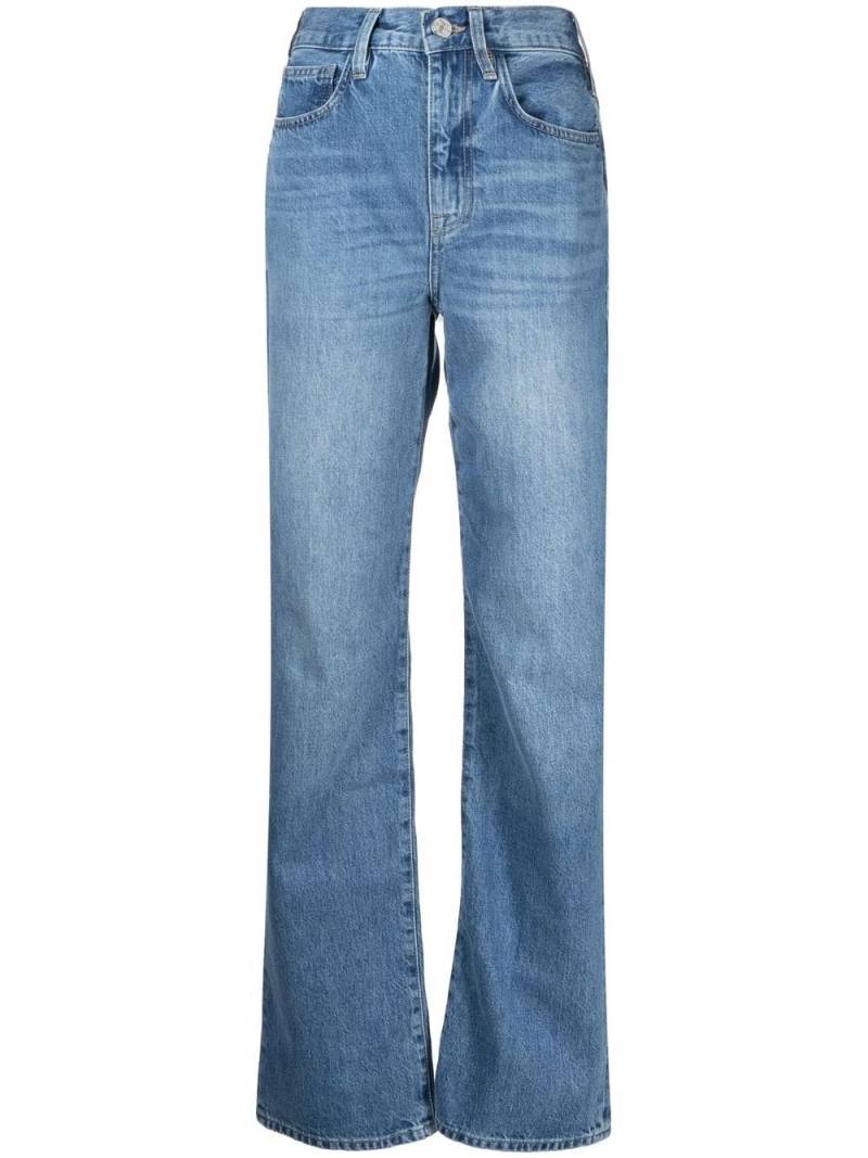 FRAME high-rise straight-leg jeans - Blue von FRAME