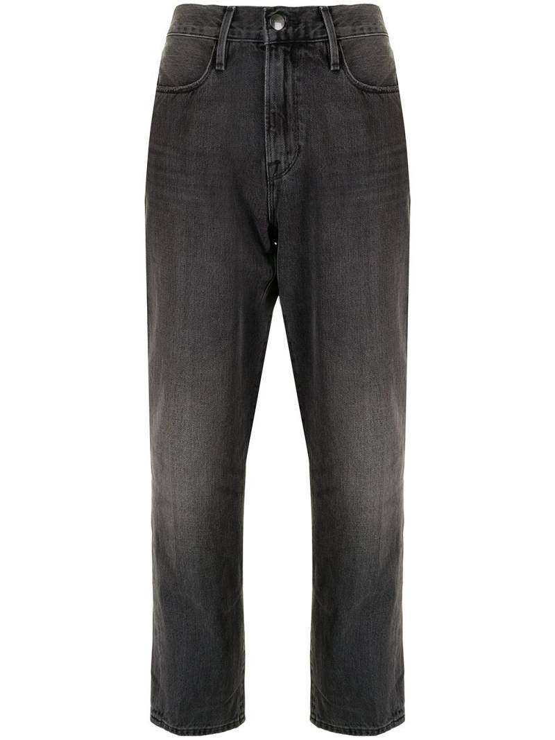 FRAME high-rise straight-leg jeans - Grey von FRAME