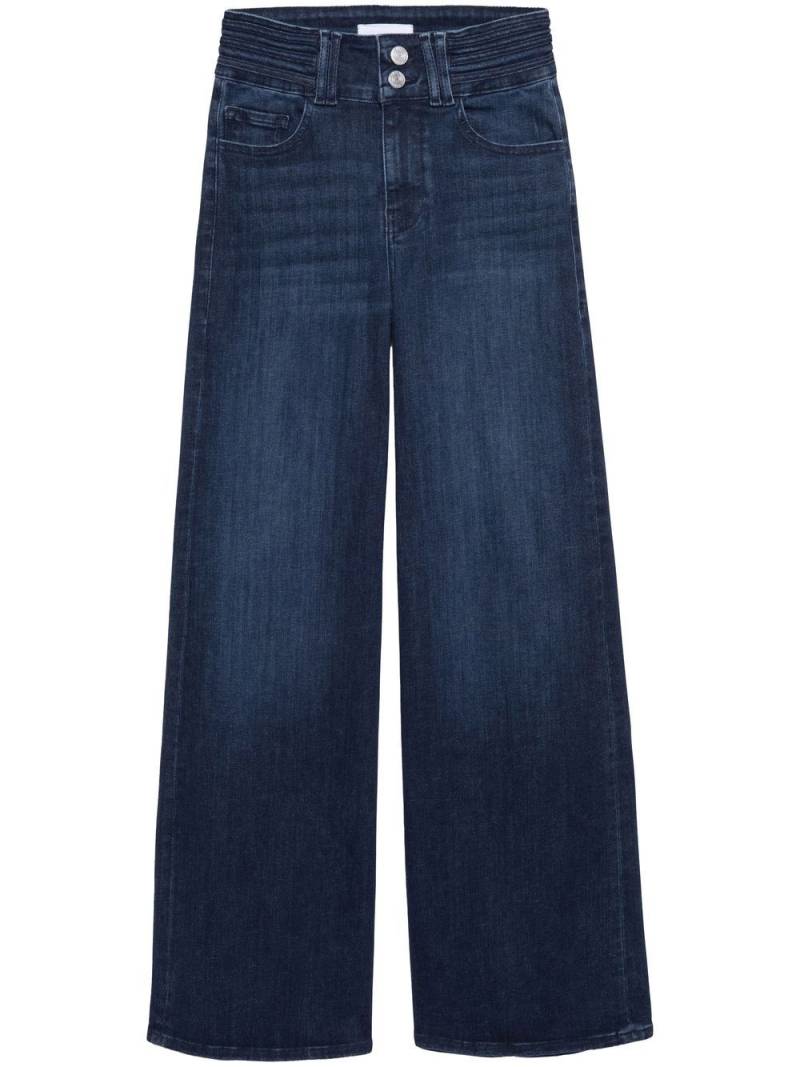 FRAME high-rise wide-leg jeans - Blue von FRAME