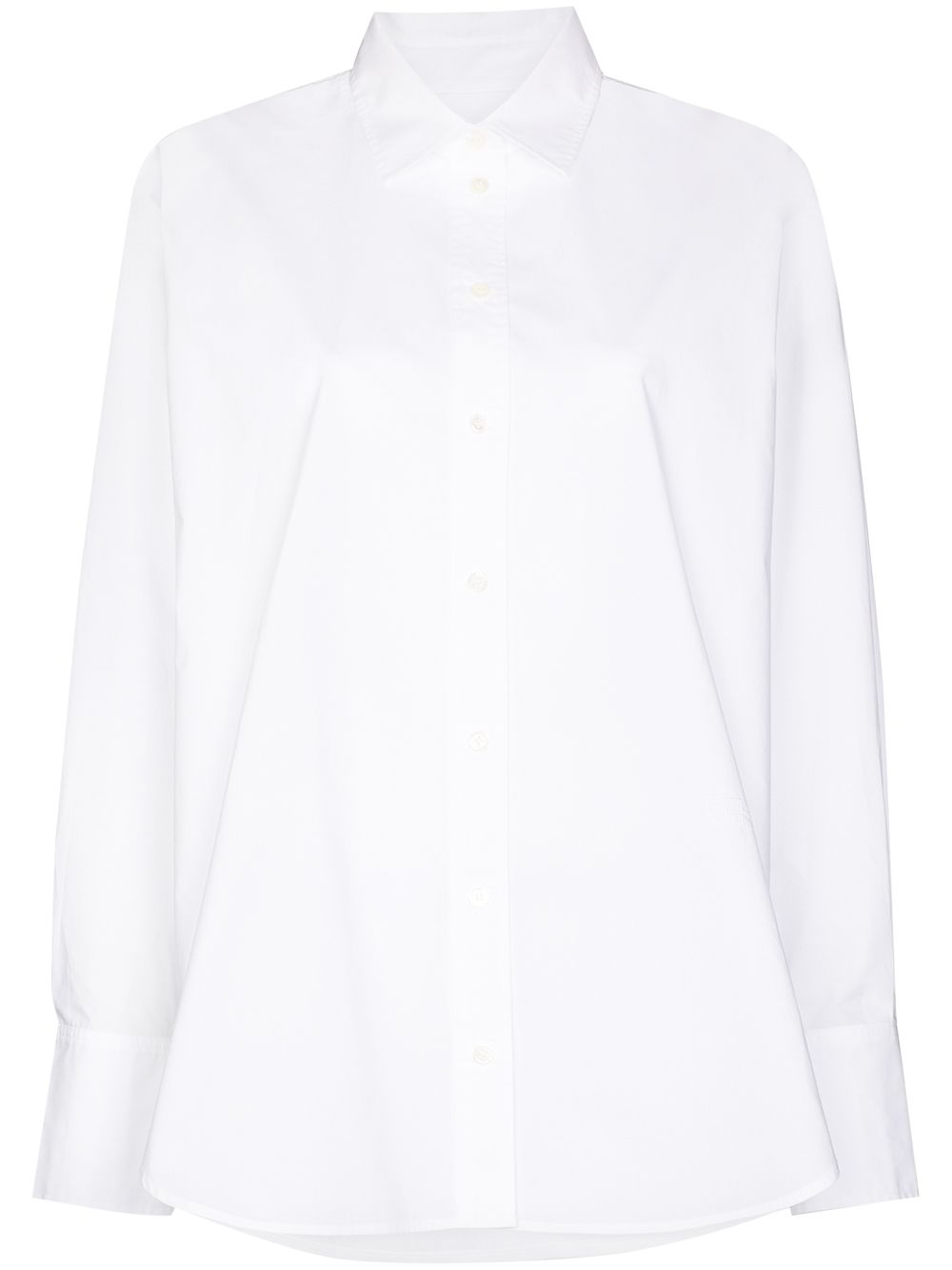 FRAME long-sleeve oversized shirt - White von FRAME