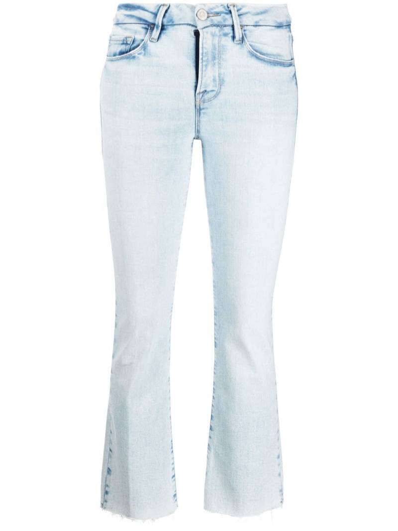 FRAME low-rise cropped jeans - Blue von FRAME