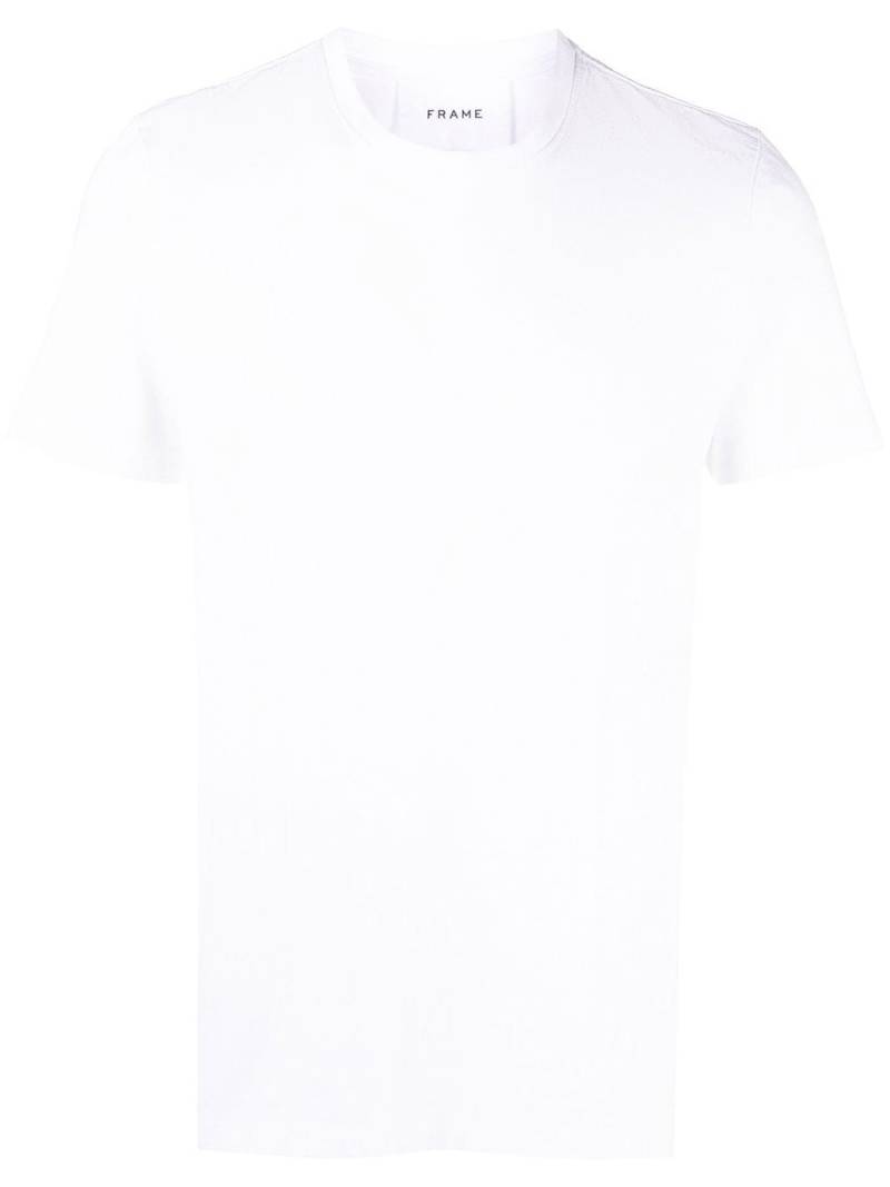 FRAME plain round-neck T-shirt - White von FRAME