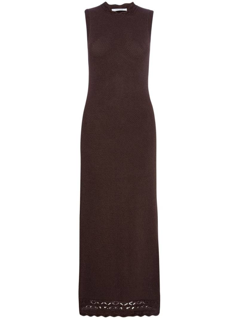 FRAME sleeveless knitted maxi dress - Brown von FRAME