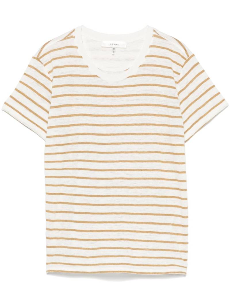 FRAME striped T-shirt - Green von FRAME