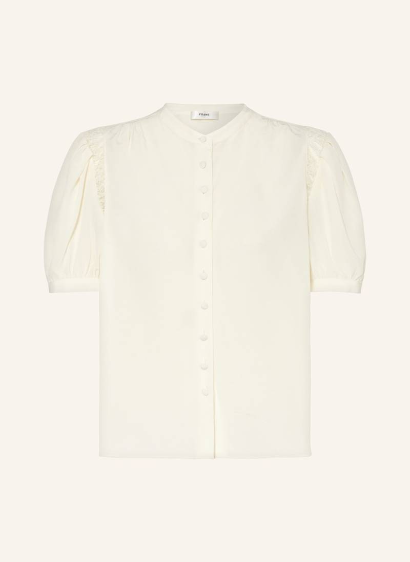 Frame Bluse Mit Spitze beige Frame Bluse Mit Spitze beige von FRAME