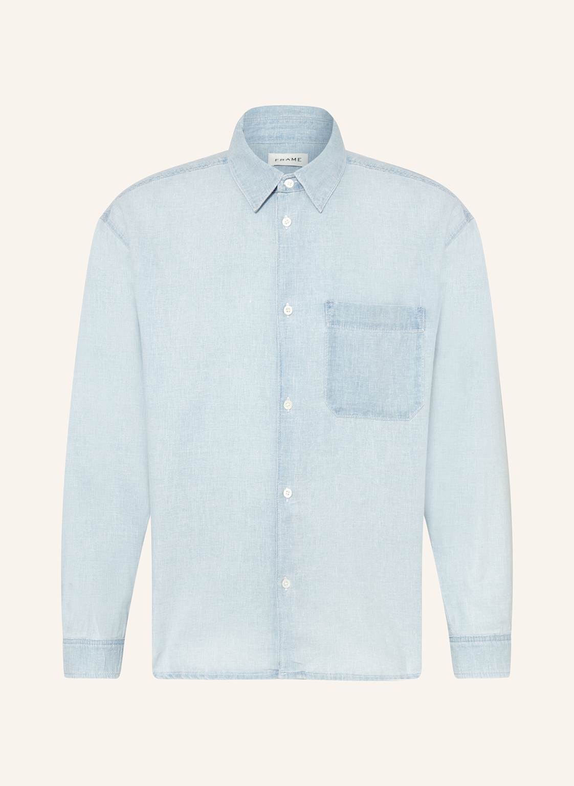 Frame Jeanshemd Comfort Fit Mit Leinen blau Frame Jeanshemd Comfort Fit Mit Leinen blau von FRAME