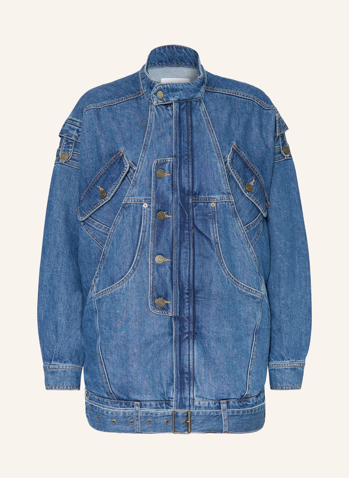 Frame Oversized-Jeansjacke blau von FRAME