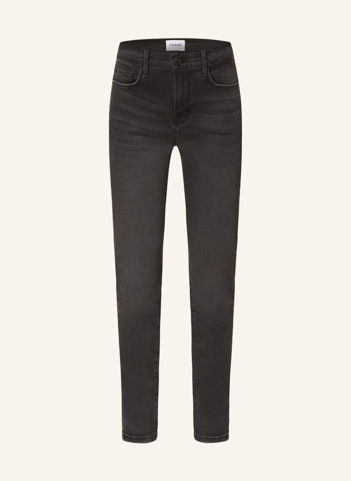 Frame Skinny Jeans Le Garcon schwarz von FRAME