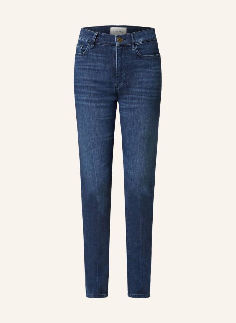 Frame Straight Jeans Le High Straight Long blau von FRAME