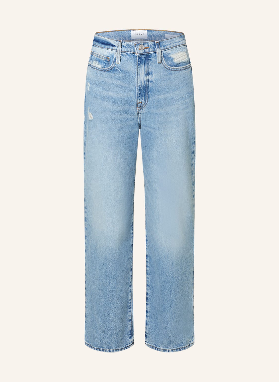 Frame Straight Jeans Le Jane blau von FRAME