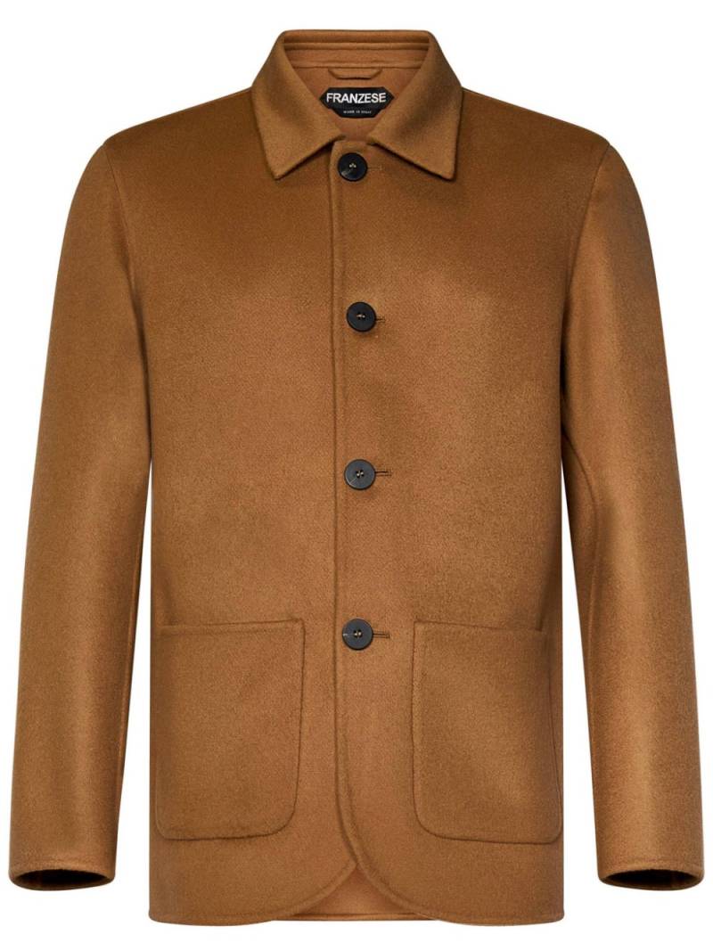 FRANZESE COLLECTION Alain Delon shirt jacket - Brown von FRANZESE COLLECTION