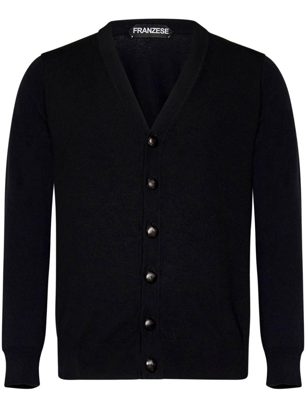 FRANZESE COLLECTION Brad Pitt cardigan - Black von FRANZESE COLLECTION