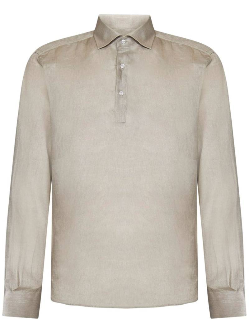 FRANZESE COLLECTION Brad Pitt polo shirt - Neutrals von FRANZESE COLLECTION