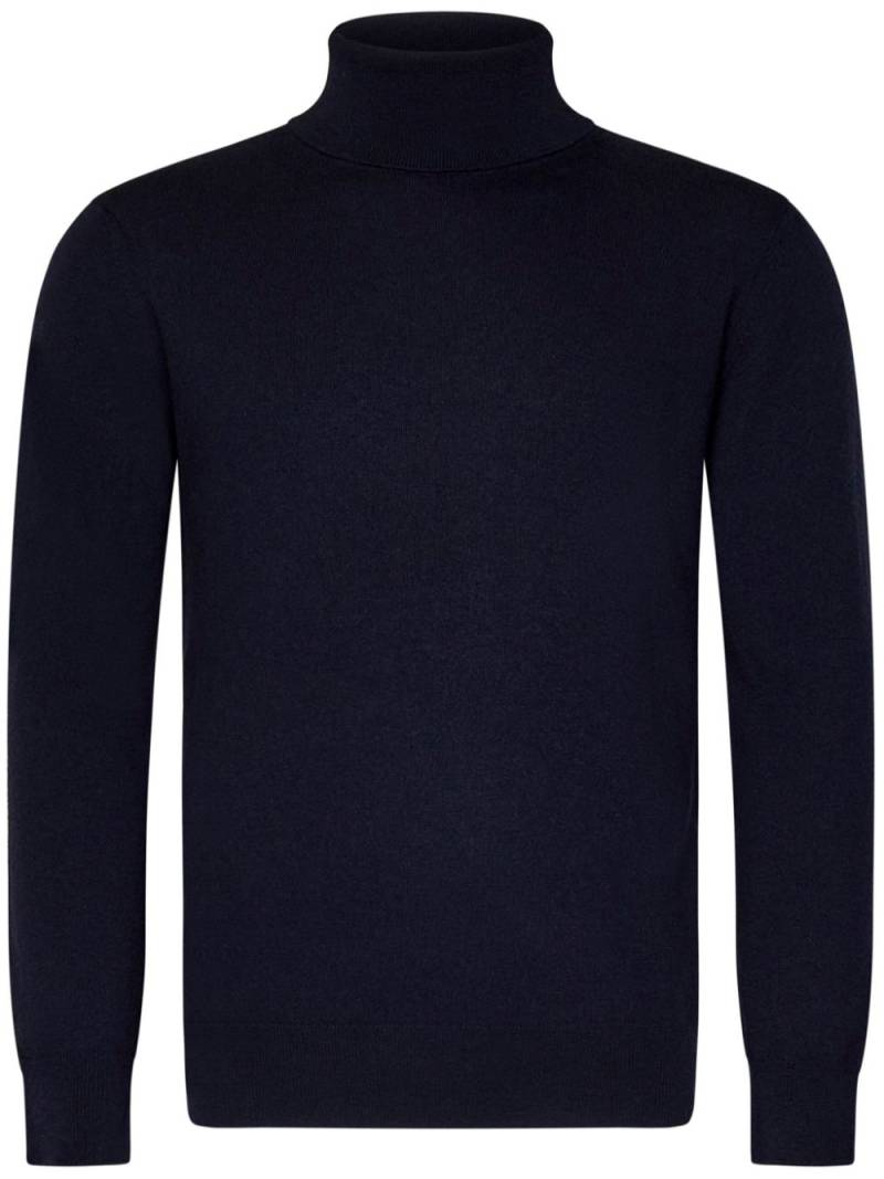 FRANZESE COLLECTION George Clooney roll neck jumper - Blue von FRANZESE COLLECTION