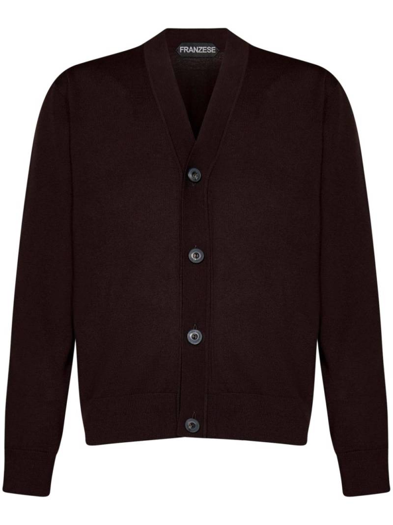 FRANZESE COLLECTION James Bond cardigan - Brown von FRANZESE COLLECTION