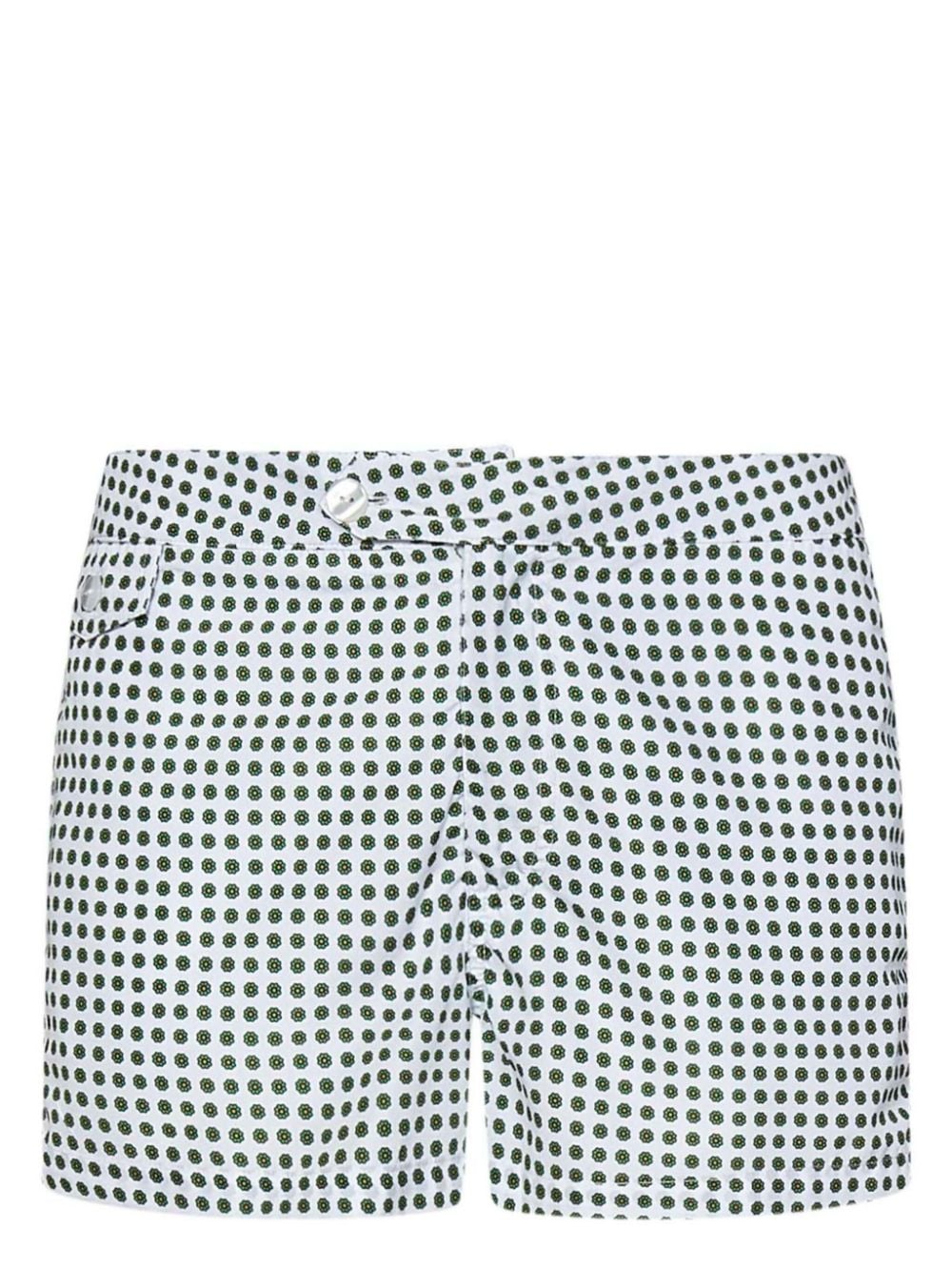 FRANZESE COLLECTION James Bond swim shorts - White von FRANZESE COLLECTION